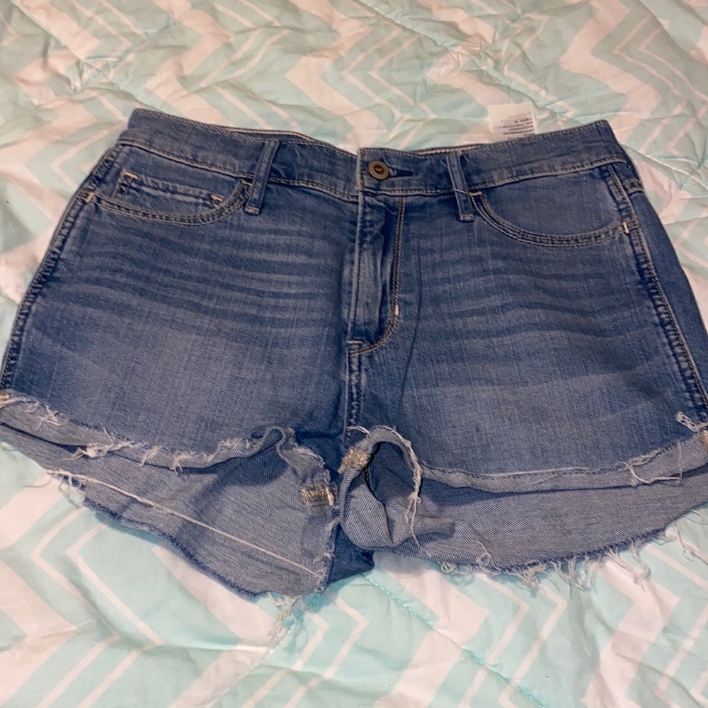 hollister high rise shorts